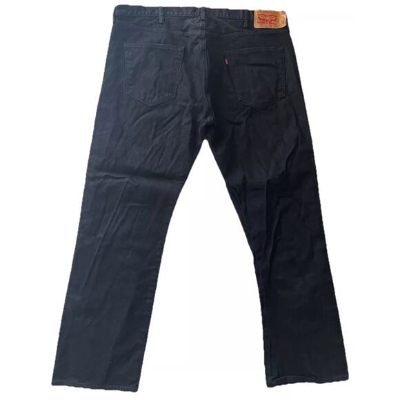 2012 New Men's 44x32 Levi's 501 Button Fly Original Black Jeans #005010660 Read - Picture 2 of 13
